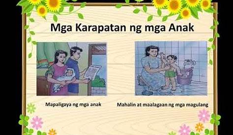 mga karapatan ng bawat kasapi ng pamilya - YouTube