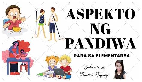 Aspekto ng Pandiwa at Mga Halimbawa Filipino, Homeschooling, Worksheets