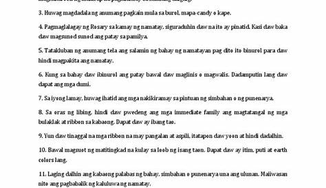 Mga Pamahiin ng mga Pilipino / SUPERSTITIOUS BELIEFS / Mga Pamahiin sa