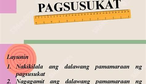 Epp 4 Industrial Arts-Aralin 2 - Mga Pamamaraan NG Pagsusukat | PDF