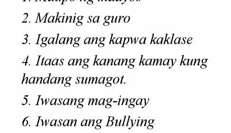 MGA ALITUNTUNIN SA LOOB NG SILID ARALAN// Week-2 MELC/#Batang_Matalino