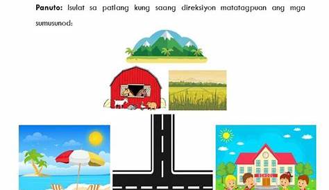 Pangunahing Direksyon interactive worksheet | Live Worksheets