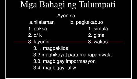 Mga Paraan Sa Pagsulat Ng Talumpati - likas proseso