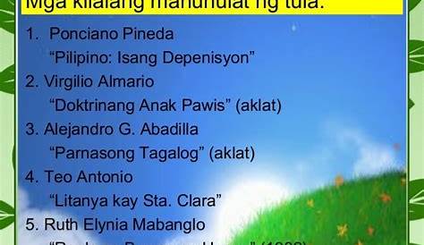 Malayang Taludturan Na Tula Tungkol Sa Kalikasan