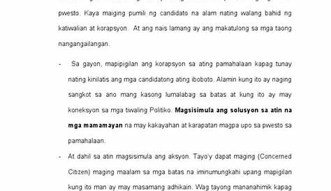 essay AutoRecovered .docx - KORAPSYON AT POLITIKA Ang politika ay isa