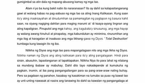 ️ Mga halimbawa ng talumpati tungkol sa kalikasan. Mga halimbawa ng