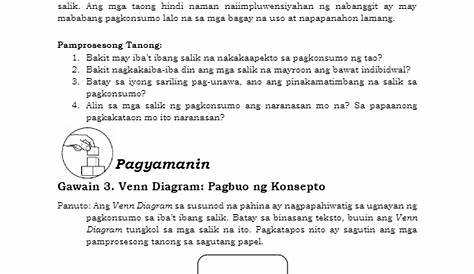 Mga Tanong Tungkol Sa Pagkonsumo - Conten Den 4