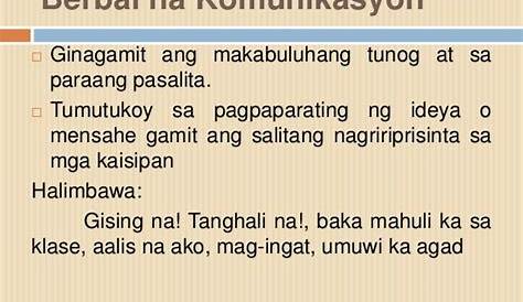 tukuyin ang anyo ng komunikasyong di-berbal na ginamit sa mga sumusunod