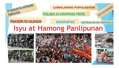 Patulong po magsagot kung anong uri ng kontemporaryong isyu ang