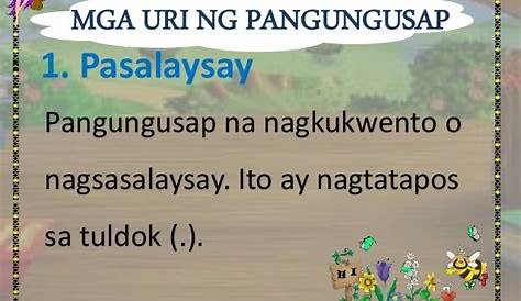 Mga Uri ng Pangungusap Ayon sa Gamit (Filipino I)