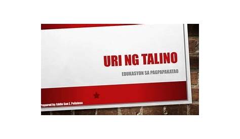 magtala/lista sa bawat uri o kategorya ng talino na nasa talaanAnswer