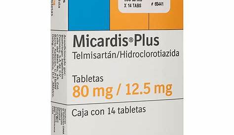 Micardis Plus 8025 Comprar 80 / 25 Mg En Farmalisto Colombia.