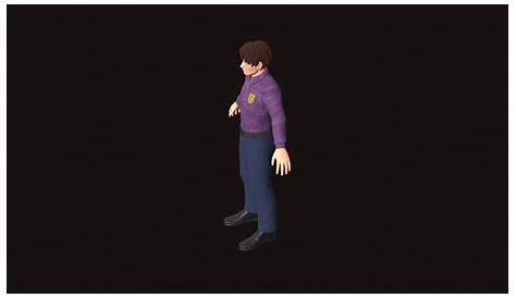 Michael Afton FNaF SL. Model and animation by Me - 3D model by