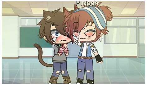 Kiss the first person who enter here || past Michael x Noah || Gacha