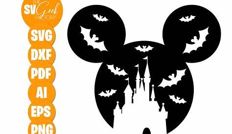 Mickey Silhouette Halloween Svg - 1132+ SVG File for Cricut - Free
