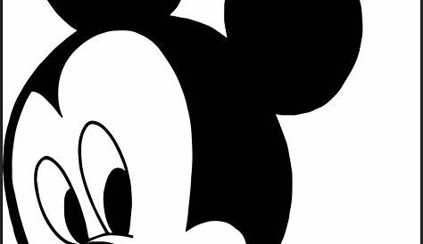 Mickey Mouse Silhouette Coloring Pages 2 by Kelly | Mickey mouse