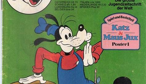 Neue Warenauflistung Micky Maus Hefte des Jahrgang 1980 mit Beilagen