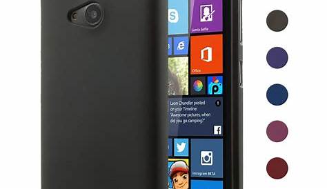 Crust Armor Microsoft Lumia 535 Dual SIM, Nokia Lumia 535 Back Cover Case - Black