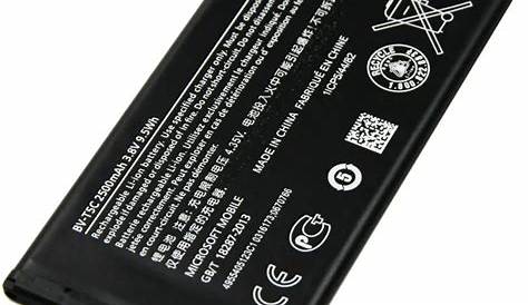 Battery for Nokia /Microsoft Lumia 640 BV-T5C 2500mAh Replacement