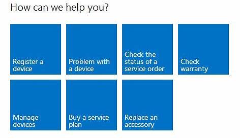 Register your Surface with the Microsoft Online Service Center