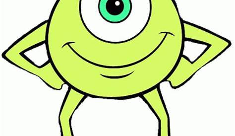 How to Draw Mike Wazowski From Monsters, Inc. | FeltMagnet