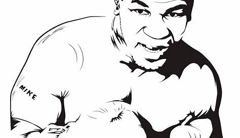Mike Tyson b&w | Etsy | Mike tyson, Stencil painting, Painting