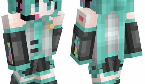 Hatsune Miku Skin (1.9 transparency + layers) Skins Mapping and