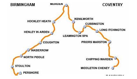 The Millennium Way Map Showing the full route! | Millennium, Large maps