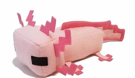 Minecraft Axolotl plush toy 16 Gamer gift Etsy