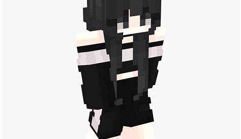 Minecraft Skin Black Hair