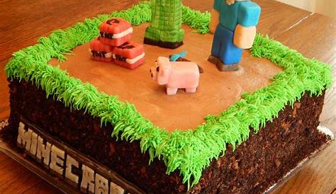 Minecraft Cake Easy