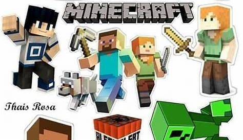 Minecraft Party Free Printable Cake Toppers. - Oh My Fiesta! for Geeks