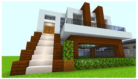 Minecraft Tutorial: Casa Moderna Simples | MANYACRAFT - YouTube