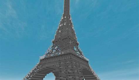 Minecraft Eiffel Tower Schematics