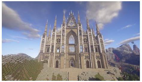 Gothic Cathedral Guide 7 the Facade Minecraft