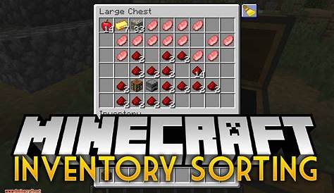 Inventory Sorting Mod 1.17.1/1.16.5 (Quick, Simple Inventory Sorter