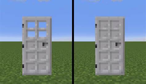 Minecraft How to use the Iron Door YouTube