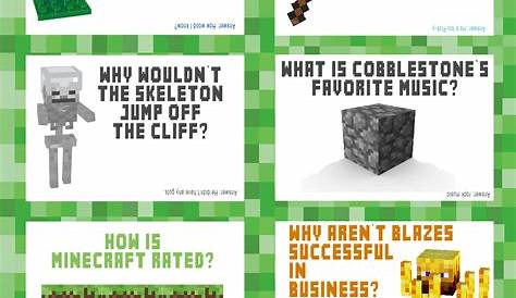 Minecraft Jokes For Kids