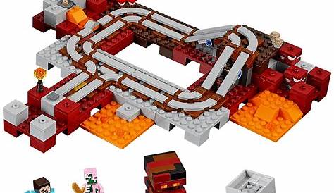 Minecraft Lego The Nether Railway