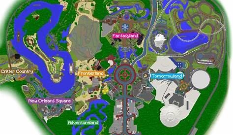 Minecraft Map Disneyland