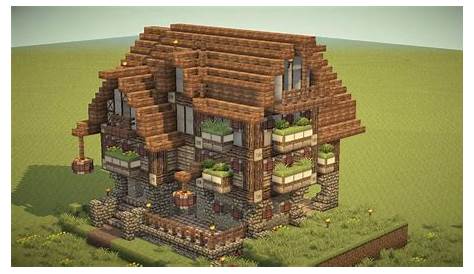 Minecraft Medieval Inn Schematic