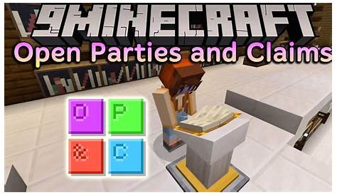 Minecraft Open Parties And Claims