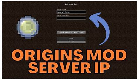 Minecraft Origins Mod Server