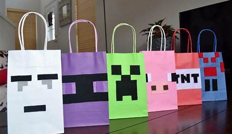 Minecraft Party Bags