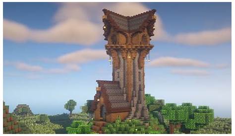 A wizard tower I designed with a little bit of inspiration! ) Minecraft