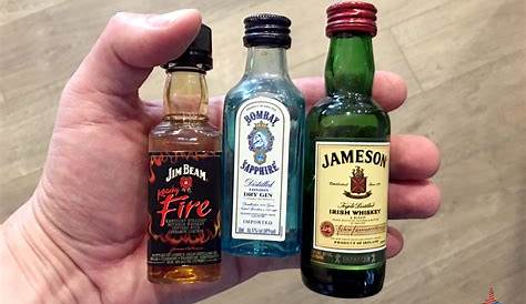 Miniature alcohol bottles editorial photo. Image of beer - 266530406