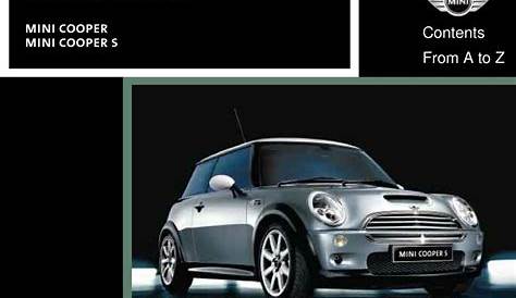 2011 Mini Cooper owners manual OwnersMan