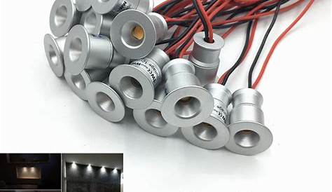 Mini Led Spot 12v 9PCS 12V DC 1W IP65 Lamp With Driver 80Ra 1