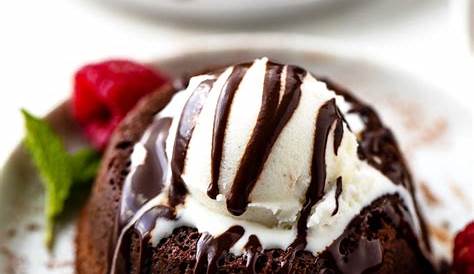 Chocolate Molten Cakes - Also known as a chocolate lava cake, these