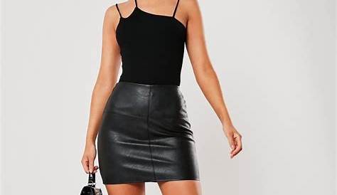 Mini Skirt Outfit Black Women Spring